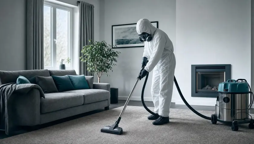 A fresh, clean, neutral room interior after professional odour removal.