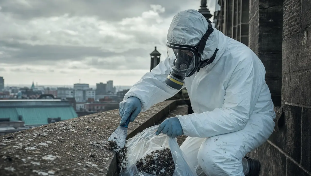 Pigeon Guano Removal specialists serving Hartlepool and the North East